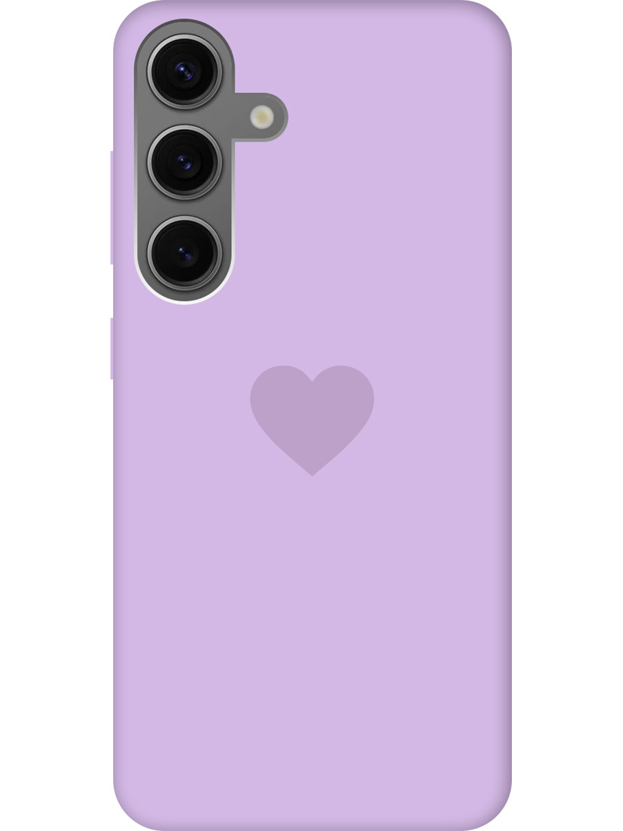Силиконовый чехол на Samsung Galaxy S24 с рисунком "Heart" Soft Touch сиреневый, Фиолетовый, 20011918
Силиконовый чехол на Samsung Galaxy S24 с рисунком "Heart" Soft Touch сиреневый, Фиолетовый, 20011918