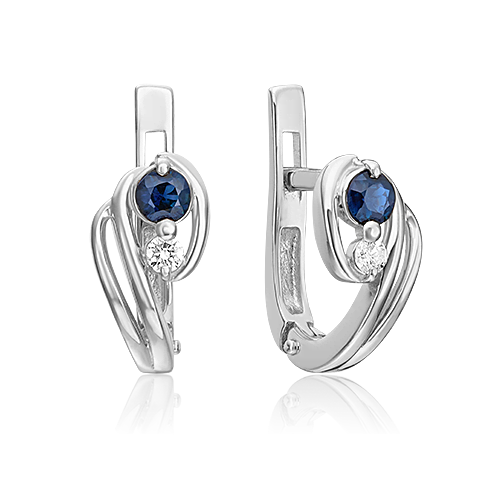 Серьги из белого золота с сапфиром/бриллиантом PLATINA jewelry 02-0448-00-105-1120-30, 02-0448-00-105-1120-30
Серьги из белого золота с сапфиром/бриллиантом PLATINA jewelry 02-0448-00-105-1120-30, 02-0448-00-105-1120-30