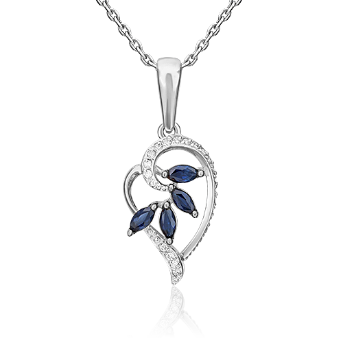 Кулон из белого золота PLATINA jewelry 03-0425-00-105-1120-30, сапфир/бриллиант, 03-0425-00-105-1120-30
Кулон из белого золота PLATINA jewelry 03-0425-00-105-1120-30, сапфир/бриллиант, 03-0425-00-105-1120-30
