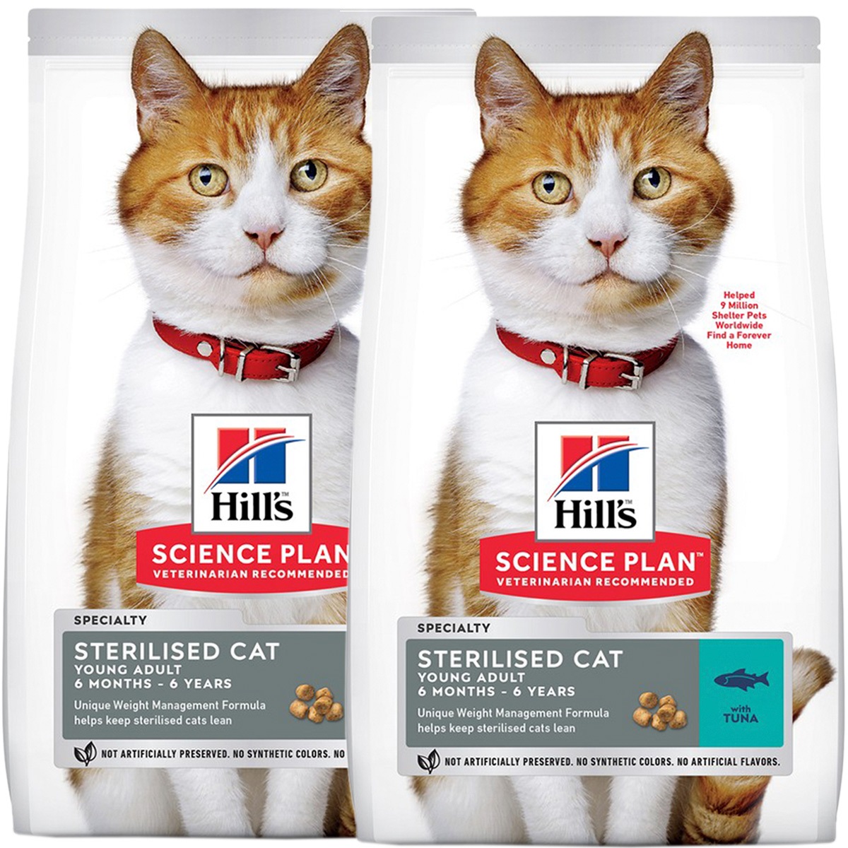 Сухой корм для кошек HILL’S SCIENCE PLAN YOUNG ADULT STERILISED CAT TUNA, 2 шт по 0,3 кг
Сухой корм для кошек HILL’S SCIENCE PLAN YOUNG ADULT STERILISED CAT TUNA, 2 шт по 0,3 кг