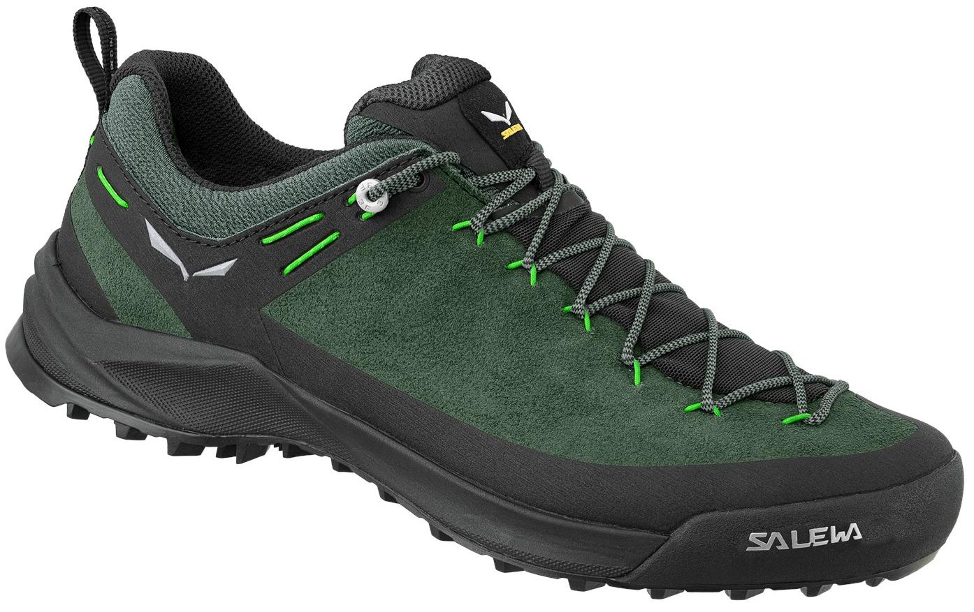 фото Кроссовки мужские salewa ms wildfire leather зеленые 11 uk