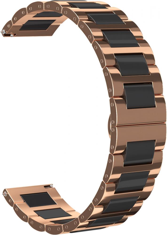 Ремешок металлический GSMIN Chafe 22 для Huawei Watch GT / GT2 (Розовое золото - черный), Ремешок металлический GSMIN Chafe 22 для Huawei Watch GT / GT2
Ремешок металлический GSMIN Chafe 22 для Huawei Watch GT / GT2 (Розовое золото - черный), Ремешок металлический GSMIN Chafe 22 для Huawei Watch GT / GT2