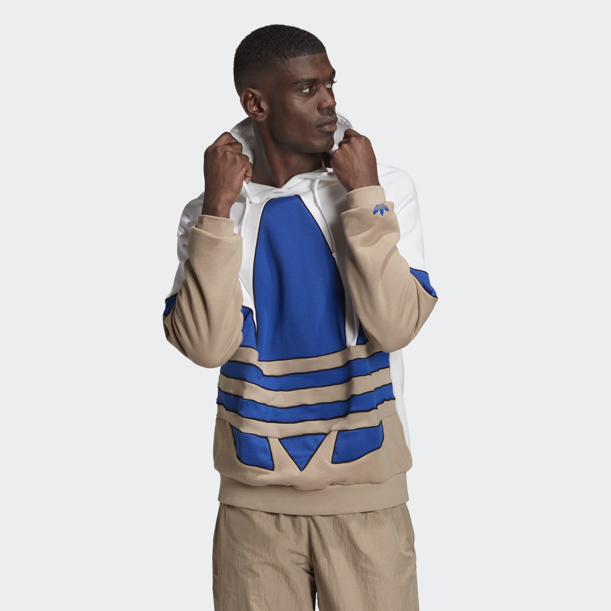 фото Толстовка мужская adidas ge6225 белая m