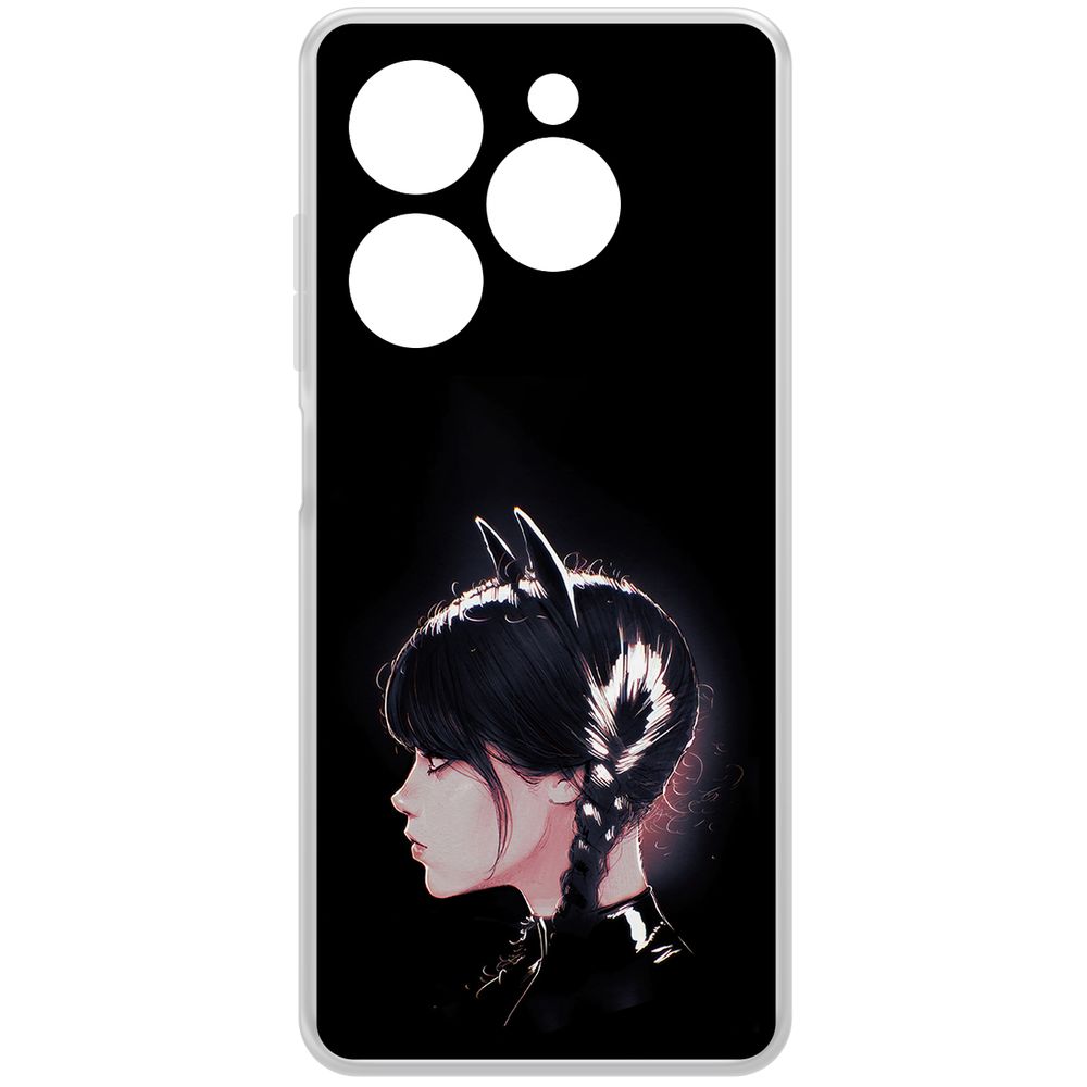 Чехол-накладка Krutoff Clear Case Уэнсдей Аддамс - Кошка Уэнсдей для Tecno Spark 20 Pro, Прозрачный
Чехол-накладка Krutoff Clear Case Уэнсдей Аддамс - Кошка Уэнсдей для Tecno Spark 20 Pro, Прозрачный