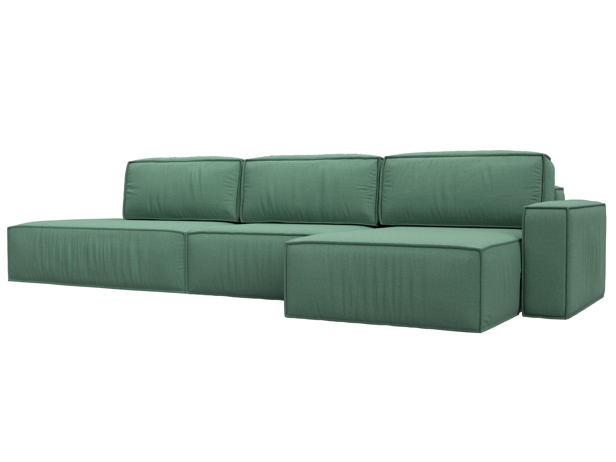 Диван угловой Хит Диванов Прага правый рогожка, еврокнижка, Амур зеленый, 10040755 
Диван угловой Хит Диванов Прага правый рогожка, еврокнижка, Амур зеленый, 10040755