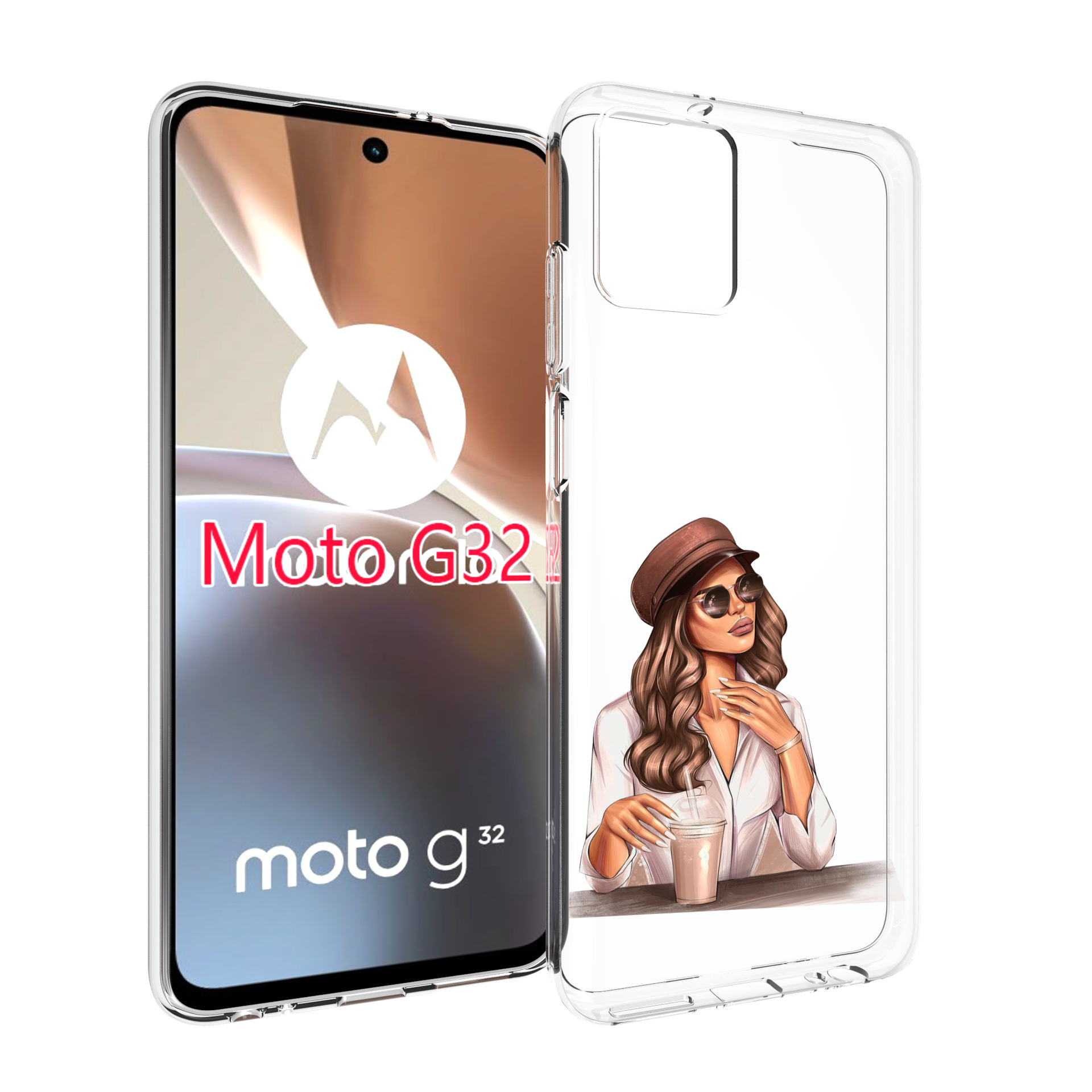 Чехол MyPads девушка-с-милкшейком женский для Motorola Moto G32, Прозрачный, Tocco
Чехол MyPads девушка-с-милкшейком женский для Motorola Moto G32, Прозрачный, Tocco