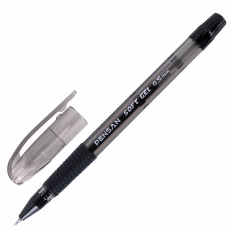Ручка гелевая с грипом PENSAN Soft Gel Fine, ЧЕРНАЯ, игольчатый узел 0,5 мм, линия 0,4 м
Ручка гелевая с грипом PENSAN Soft Gel Fine, ЧЕРНАЯ, игольчатый узел 0,5 мм, линия 0,4 м