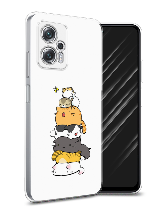 Чехол Awog на Poco X4 GT/Redmi Note 11T Pro/11T Pro Plus "Бутерброд из котиков", Разноцветный, 315550-10
Чехол Awog на Poco X4 GT/Redmi Note 11T Pro/11T Pro Plus "Бутерброд из котиков", Разноцветный, 315550-10