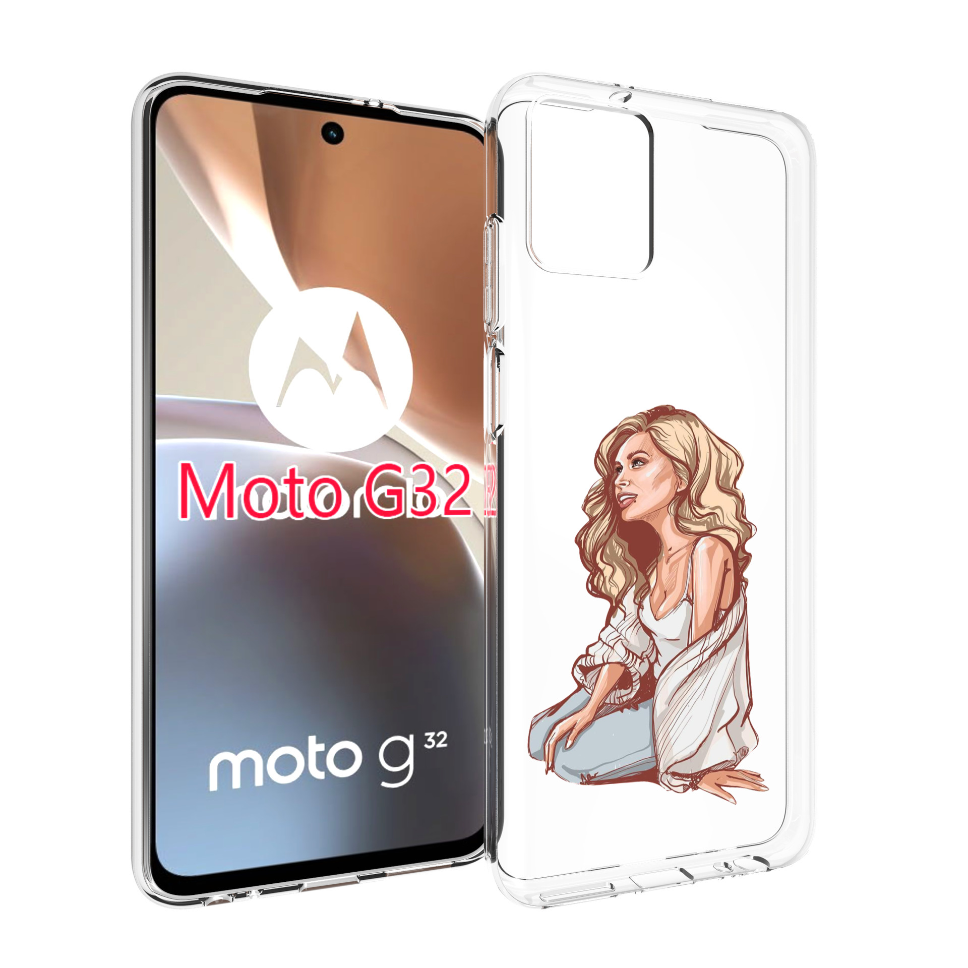 Чехол MyPads красивая-девушка-в-белом женский для Motorola Moto G32, Прозрачный, Tocco
Чехол MyPads красивая-девушка-в-белом женский для Motorola Moto G32, Прозрачный, Tocco