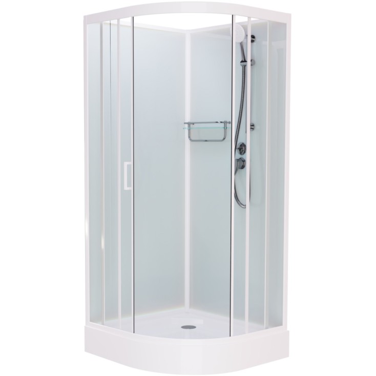 Душевая кабина Frank F400 М White без крыши матовое стекло Размер:100x100x220 см, F400 М White
Душевая кабина Frank F400 М White без крыши матовое стекло Размер:100x100x220 см, F400 М White