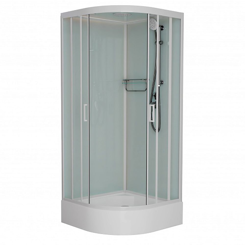 Душевая кабина Frank F400/1 М White 90x90, F400/1 М White белый профиль матовое стекло
Душевая кабина Frank F400/1 М White 90x90, F400/1 М White белый профиль матовое стекло