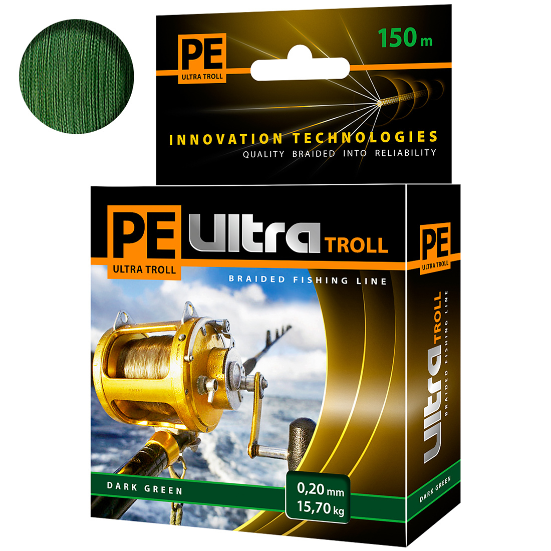Плетеный Шнур Для Рыбалки Aqua Pe Ultra Troll Dark Green 0,20mm 150m, Зеленый, PE ULTRA TROLL
Плетеный Шнур Для Рыбалки Aqua Pe Ultra Troll Dark Green 0,20mm 150m, Зеленый, PE ULTRA TROLL