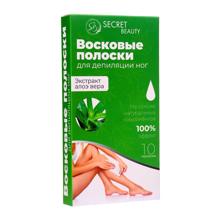 Восковые полоски Secret Beauty для депиляции тела Экстракт алоэ вера 10 шт, Белый, 9543815
Восковые полоски Secret Beauty для депиляции тела Экстракт алоэ вера 10 шт, Белый, 9543815