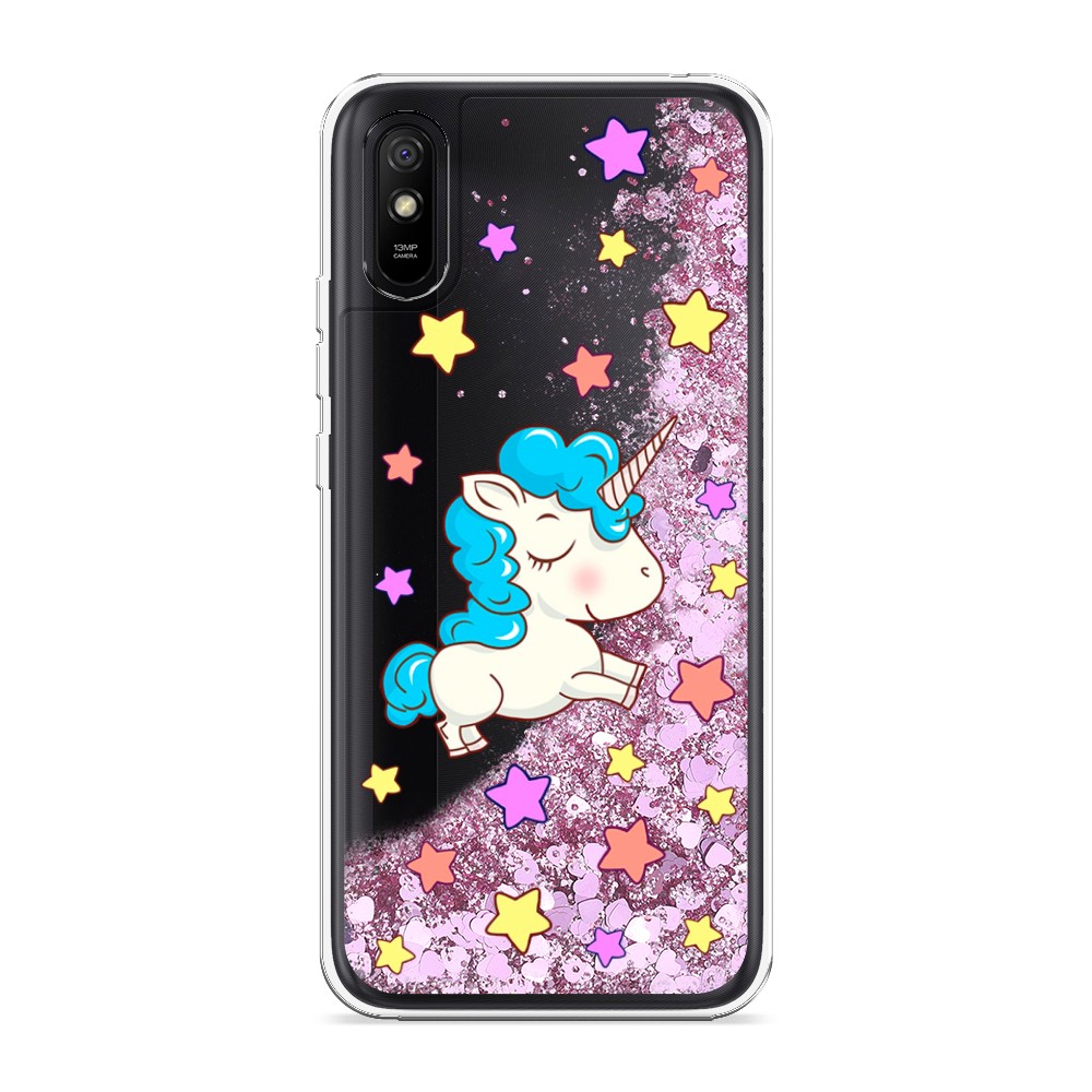 Жидкий чехол с блестками "Звездный единорог" на Xiaomi Redmi 9A, 38994-1
Жидкий чехол с блестками "Звездный единорог" на Xiaomi Redmi 9A, 38994-1