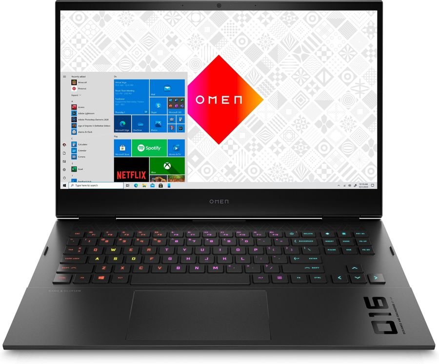фото Ноутбук hp omen 16-c0050ur (4e1s3ea) silver
