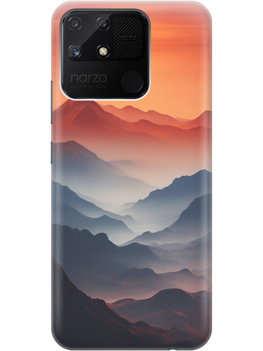 Силиконовый чехол на Realme narzo 50A с принтом "Луна над горами", Прозрачный;оранжевый;черный, 740189910
Силиконовый чехол на Realme narzo 50A с принтом "Луна над горами", Прозрачный;оранжевый;черный, 740189910
