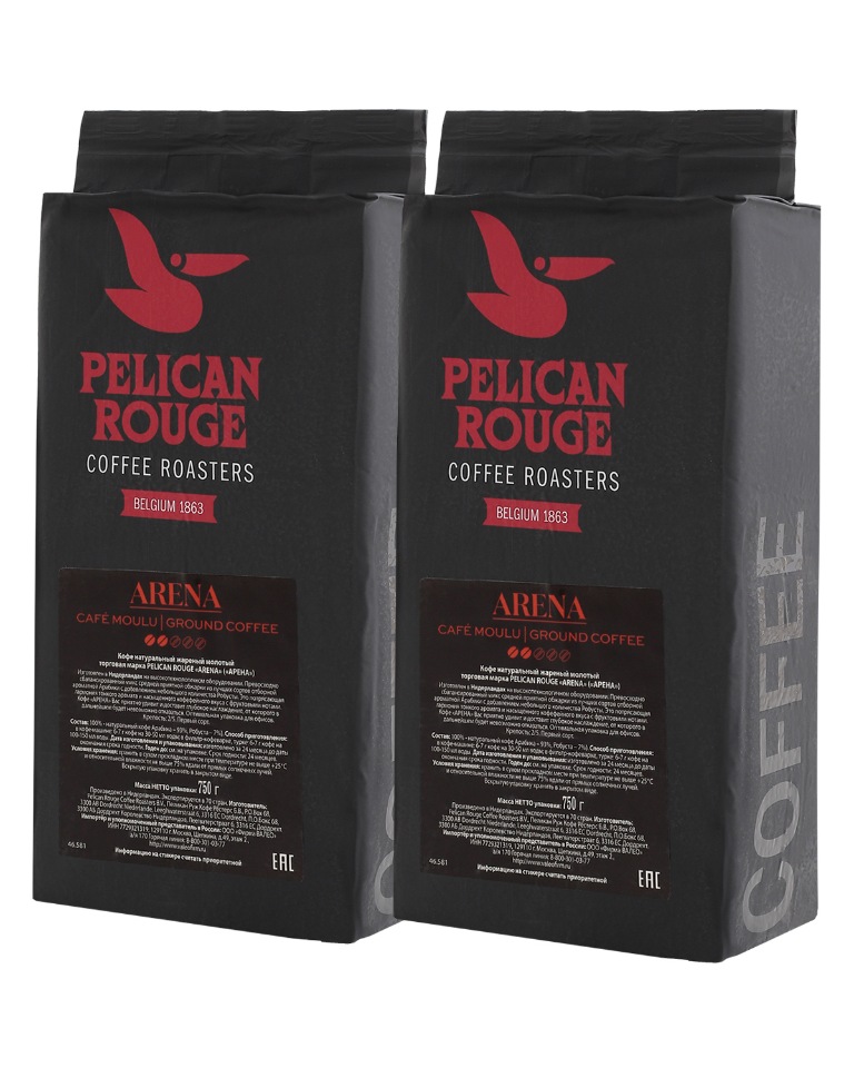 фото Кофе молотый pelican rouge "arena" (a-93) набор из 2 шт. по 750 гр
