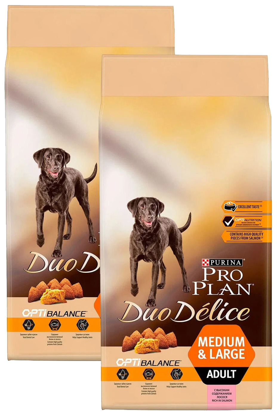 PRO PLAN PRO PLAN DUO DELICE MEDIUM & LARGE ADULT для взрослых собак средних и крупных пор
PRO PLAN PRO PLAN DUO DELICE MEDIUM & LARGE ADULT для взрослых собак средних и крупных пор