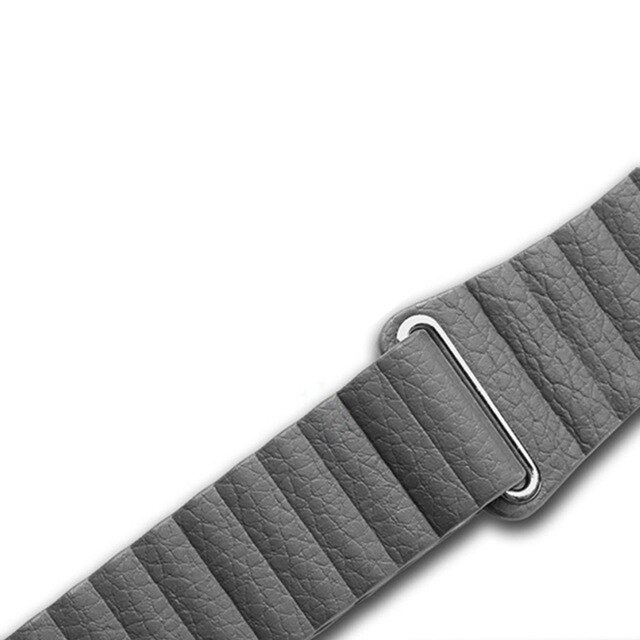 Ремешок кожаный Leather Loop для Apple Watch 42/44/45/49 мм, 225мм, на магните, серый
Ремешок кожаный Leather Loop для Apple Watch 42/44/45/49 мм, 225мм, на магните, серый