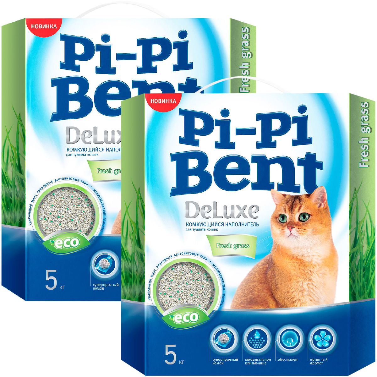 PI-PI-BENT PI-PI BENT DELUXE FRESH GRASS наполнитель комкующийся для туалета кошек ДеЛюкс
PI-PI-BENT PI-PI BENT DELUXE FRESH GRASS наполнитель комкующийся для туалета кошек ДеЛюкс