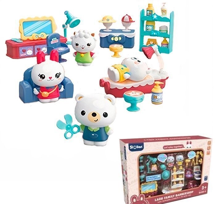 Игровой набор QL202-2 Парикмахерская с питомцами в коробке
Игровой набор QL202-2 Парикмахерская с питомцами в коробке