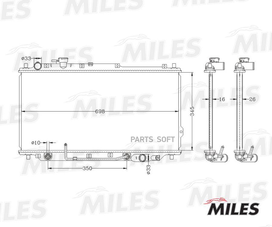 Радиатор (Паяный) Kia Spectra/Shuma 1.5-1.8 A/T 96-07) (Nissens 66605) Acrb048 Miles арт.
Радиатор (Паяный) Kia Spectra/Shuma 1.5-1.8 A/T 96-07) (Nissens 66605) Acrb048 Miles арт.