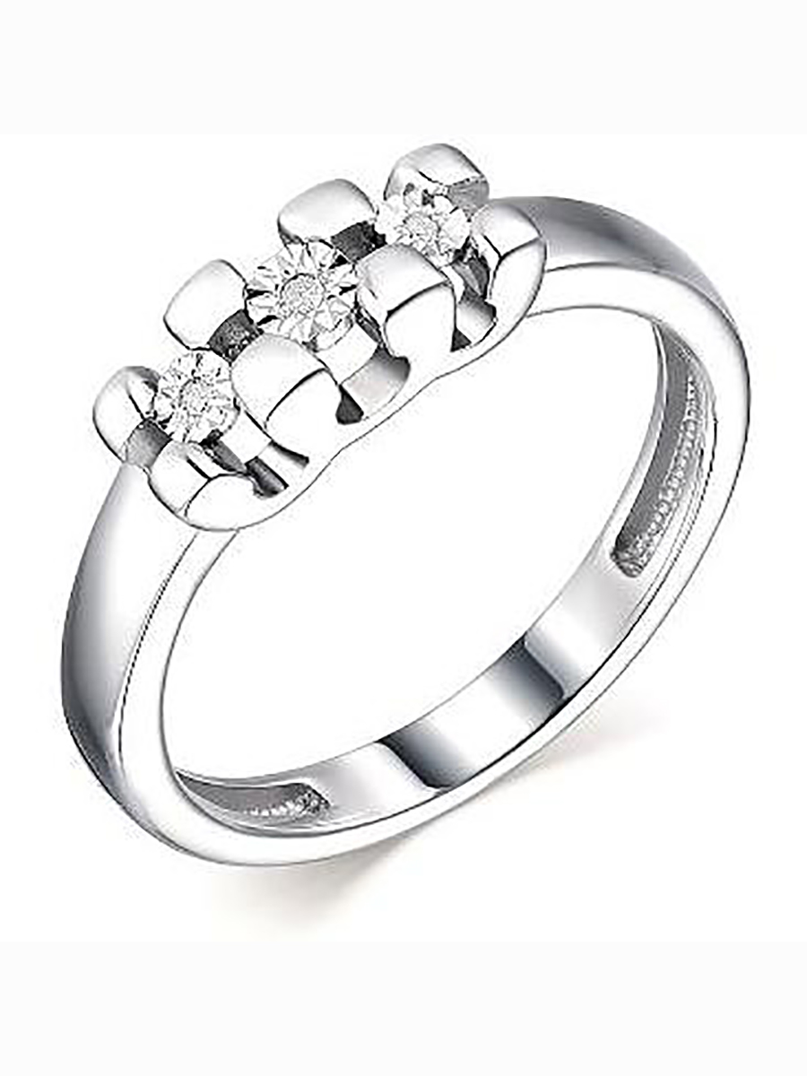 Кольцо с 3 бриллиантами из серебра р. 17,5 Алкор серебро 01-1920_000Б-00, 01-1920_000Б-00
Кольцо с 3 бриллиантами из серебра р. 17,5 Алкор серебро 01-1920_000Б-00, 01-1920_000Б-00