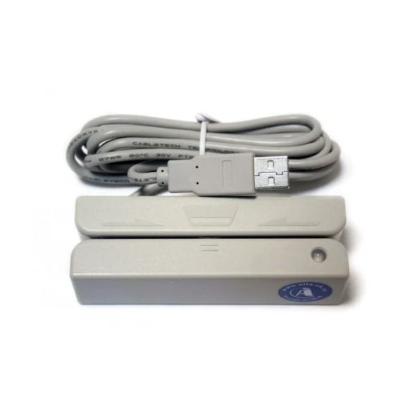 Считыватель магнитных карт (Ридер) MSR213U-33, 1&2&3 дорожки, USB-HID (белый), MSR213U-33
Считыватель магнитных карт (Ридер) MSR213U-33, 1&2&3 дорожки, USB-HID (белый), MSR213U-33