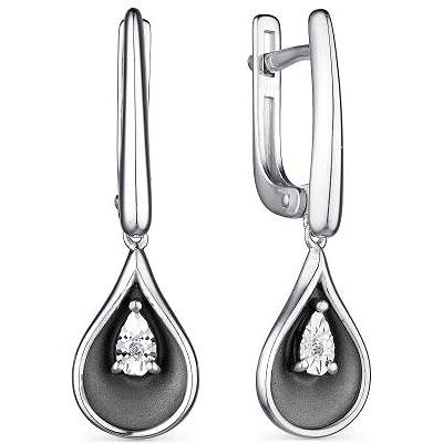 Серьги Капли с 2 бриллиантами из серебра Алкор серебро 02-2168_000Б-00, 02-2168_000Б-00
Серьги Капли с 2 бриллиантами из серебра Алкор серебро 02-2168_000Б-00, 02-2168_000Б-00