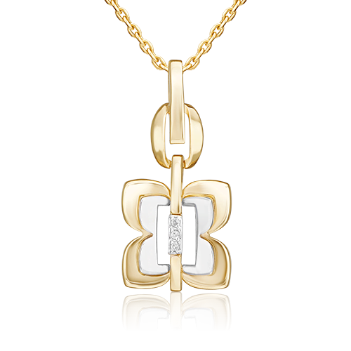 Подвеска из комбинированного золота с бриллиантом PLATINA jewelry 03-3364-00-101-1121, 03-3364-00-101-1121
Подвеска из комбинированного золота с бриллиантом PLATINA jewelry 03-3364-00-101-1121, 03-3364-00-101-1121
