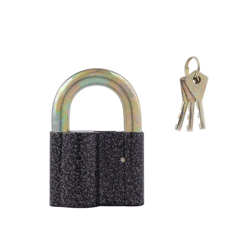 фото Замок навесной нора-м зн-409 серый 60 мм