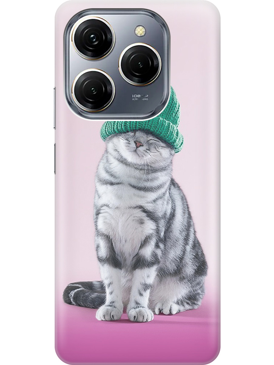 Силиконовый чехол на Tecno Spark 20 Pro с рисунком "Кот в зеленой шапке", Розовый;серый, 20011919
Силиконовый чехол на Tecno Spark 20 Pro с рисунком "Кот в зеленой шапке", Розовый;серый, 20011919