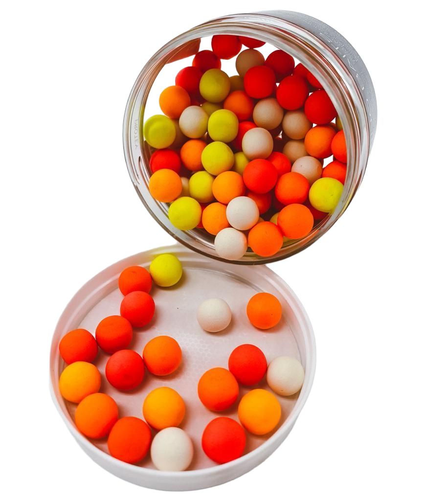 фото Прикормка pop-up rhino baits 10mm multicolored mix (разноцветный микс) банка 40 гр