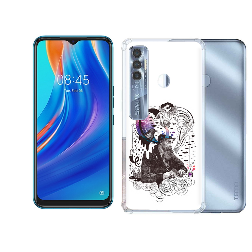 Чехол MyPads Tocco для Tecno Spark 7 Pro абстракция думающий мужчина, Прозрачный, Tocco
Чехол MyPads Tocco для Tecno Spark 7 Pro абстракция думающий мужчина, Прозрачный, Tocco