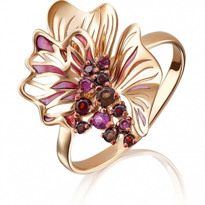 Кольцо из золота р. PLATINA jewelry 01-5079-00-705-1110-57, эмаль\гранат\кварц, 01-5079-00-705-1110-57
Кольцо из золота р. PLATINA jewelry 01-5079-00-705-1110-57, эмаль\гранат\кварц, 01-5079-00-705-1110-57