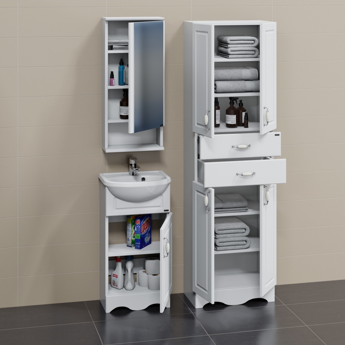 Тумба под раковину СанТа Верона-45 напольная, Верона
Тумба под раковину СанТа Верона-45 напольная, Верона