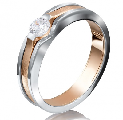 Кольцо из комбинированного золота с фианитом р. 18 PLATINA jewelry 01-5190-00-501-1111-38, 01-5190-00-501-1111-38
Кольцо из комбинированного золота с фианитом р. 18 PLATINA jewelry 01-5190-00-501-1111-38, 01-5190-00-501-1111-38