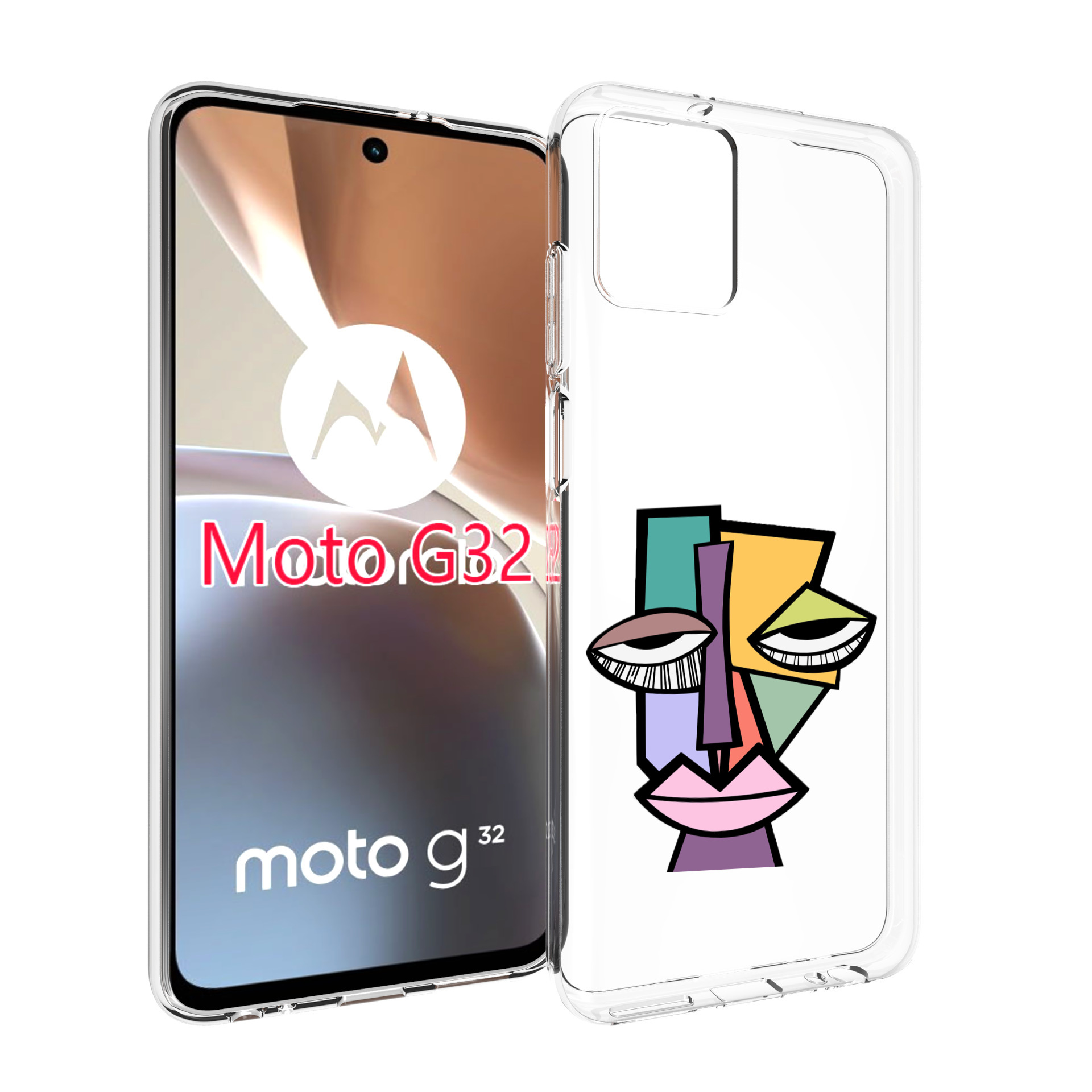 Чехол MyPads лицо из квадратиков с глазами женский для Motorola Moto G32, Прозрачный, Tocco
Чехол MyPads лицо из квадратиков с глазами женский для Motorola Moto G32, Прозрачный, Tocco