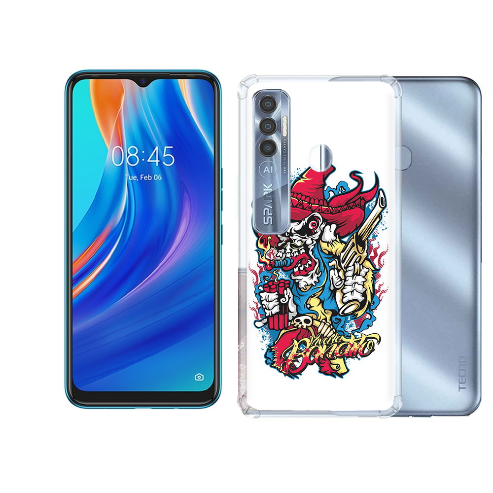 Чехол MyPads Tocco для Tecno Spark 7 Pro нарисованный скелет с писталетом, Прозрачный, Tocco
Чехол MyPads Tocco для Tecno Spark 7 Pro нарисованный скелет с писталетом, Прозрачный, Tocco