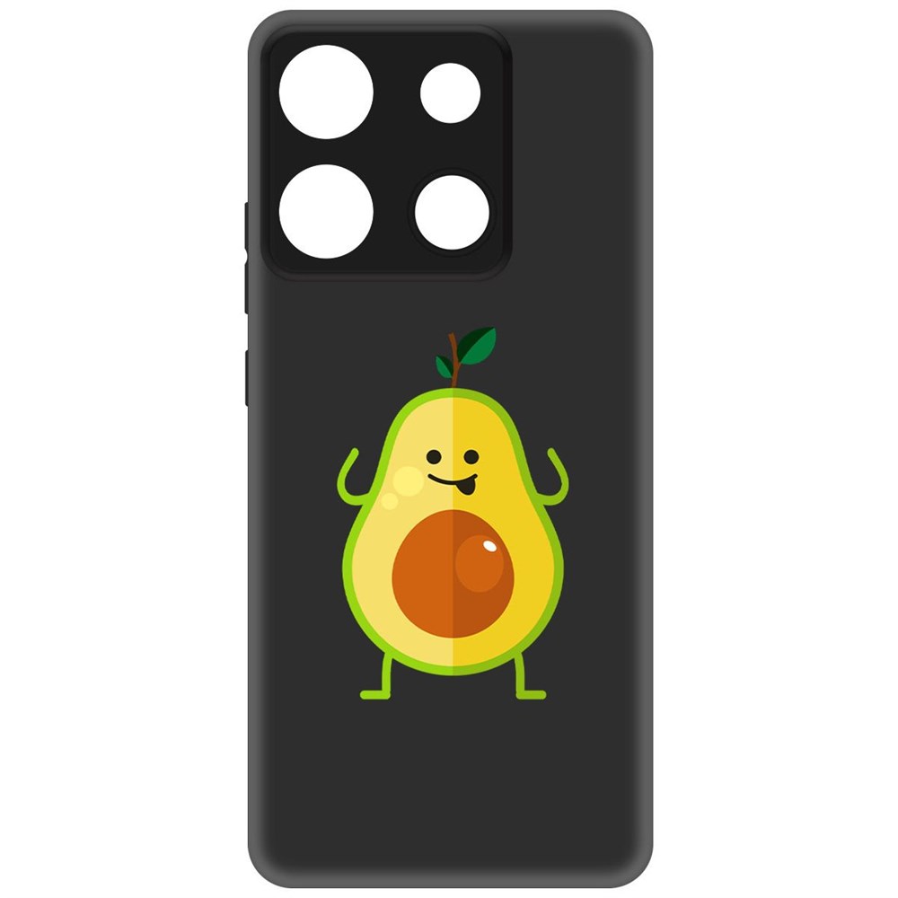 Чехол-накладка Krutoff Soft Case Авокадо Веселый для Infinix Smart 7 Plus черный
Чехол-накладка Krutoff Soft Case Авокадо Веселый для Infinix Smart 7 Plus черный
