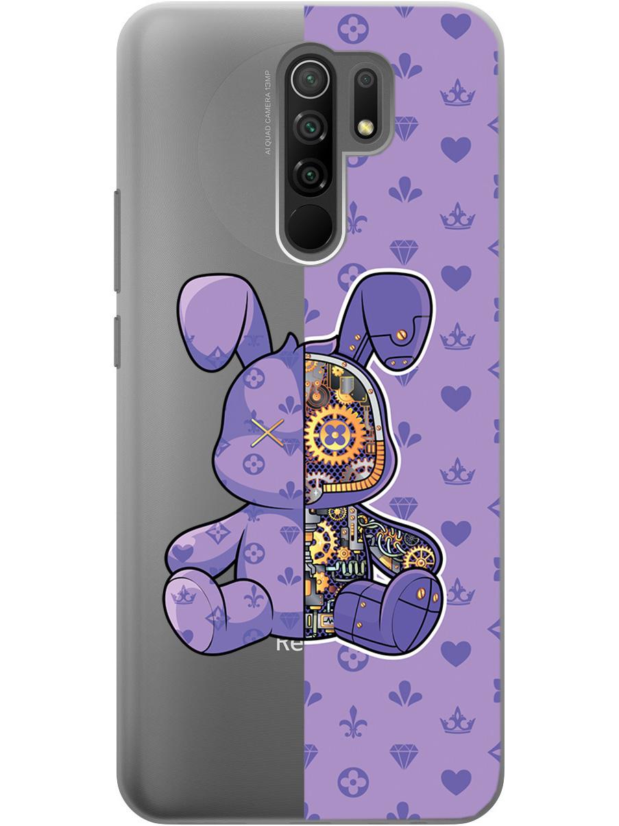 Силиконовый чехол на Xiaomi Redmi 9 с принтом "Сиреневый Кролик с механизмом" прозрачный, Фиолетовый;прозрачный, 723276771
Силиконовый чехол на Xiaomi Redmi 9 с принтом "Сиреневый Кролик с механизмом" прозрачный, Фиолетовый;прозрачный, 723276771