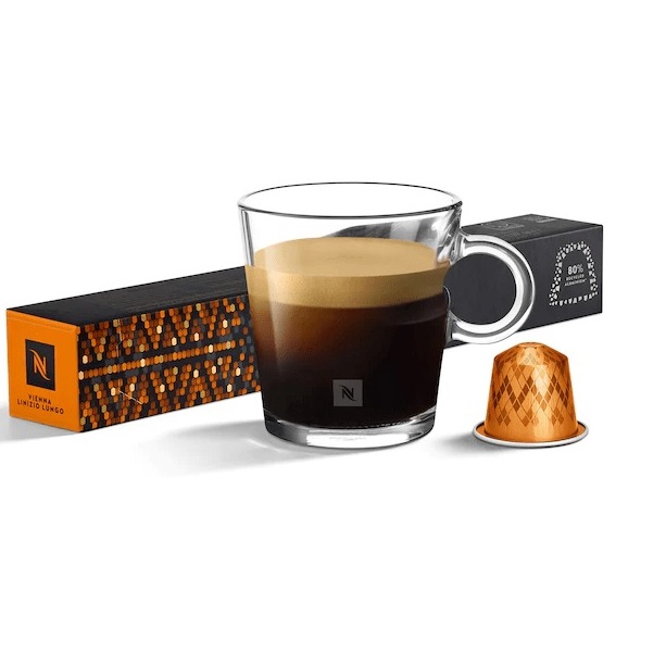 Кофе в капсулах Nespresso Vienna Linizio Lungo, 5 шт х 10 капсул, Nespresso Original
Кофе в капсулах Nespresso Vienna Linizio Lungo, 5 шт х 10 капсул, Nespresso Original