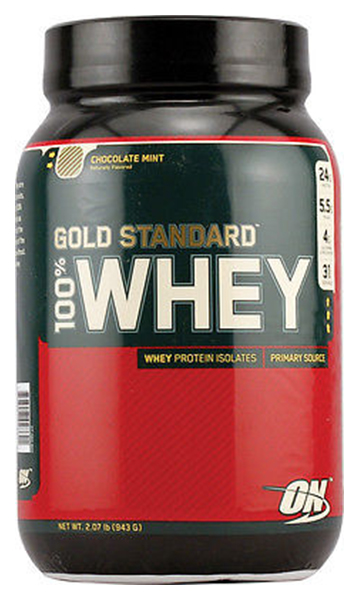 фото Протеин optimum nutrition 100% whey gold standard, 908 г, chocolate mint