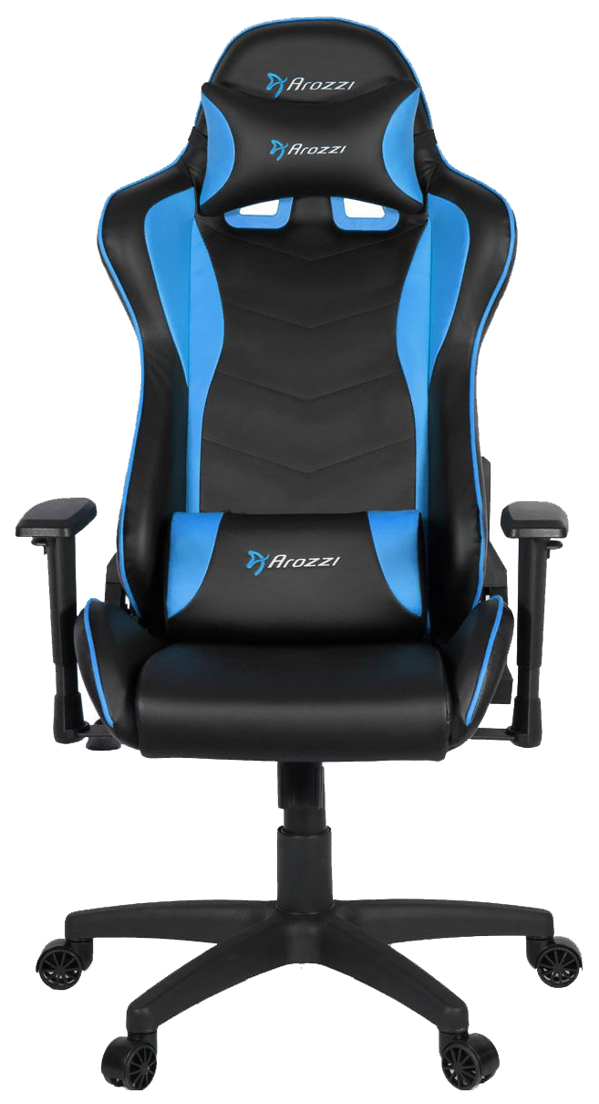 фото Игровое кресло arozzi mezzo v2 blue mezzo-v2-blue, синий/черный