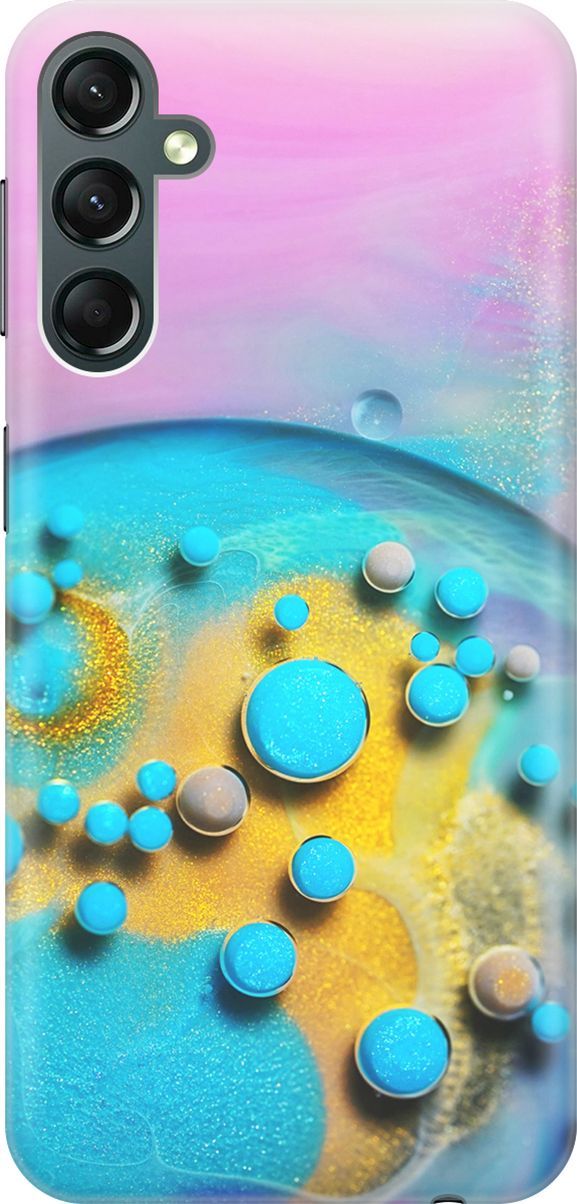 Силиконовый чехол на Samsung Galaxy A24 с эффектом блеска "Цветные капли", Голубой;оранжевый, 159516
Силиконовый чехол на Samsung Galaxy A24 с эффектом блеска "Цветные капли", Голубой;оранжевый, 159516