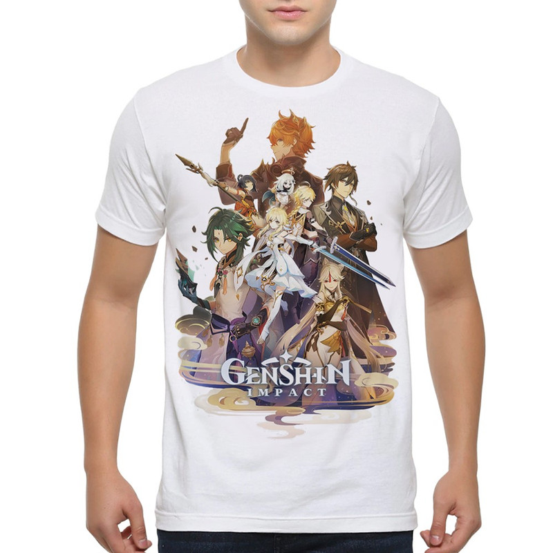 Футболка мужская Dream Shirts Genshin Impact Геншин Импакт Игра белая M, Белый, Genshin Impact Геншин Импакт Игра
Футболка мужская Dream Shirts Genshin Impact Геншин Импакт Игра белая M, Белый, Genshin Impact Геншин Импакт Игра