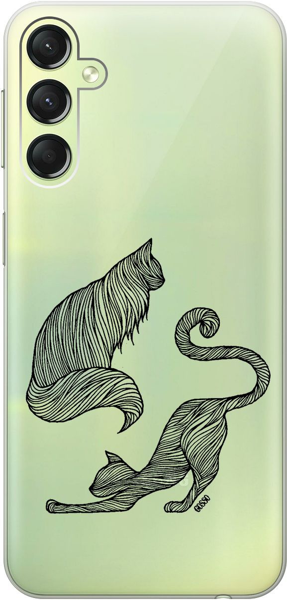 Силиконовый чехол на Samsung Galaxy A24 с 3D принтом "Lazy Cats" прозрачный, Прозрачный;серый, 159520
Силиконовый чехол на Samsung Galaxy A24 с 3D принтом "Lazy Cats" прозрачный, Прозрачный;серый, 159520
