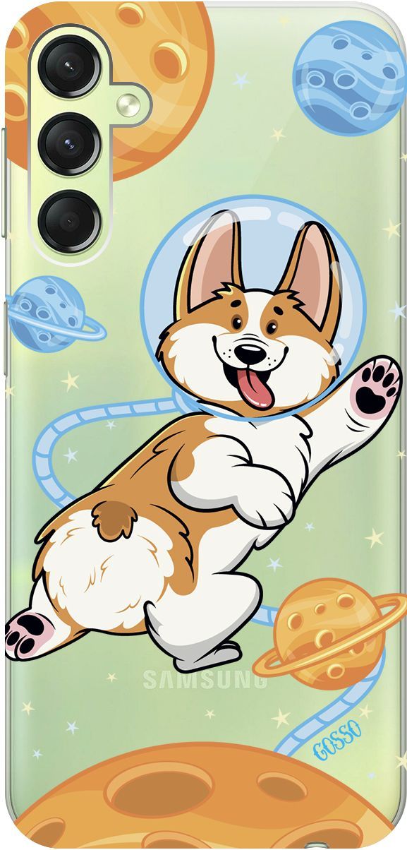 Силиконовый чехол на Samsung Galaxy A24 с 3D принтом "CosmoCorgi" прозрачный, Прозрачный;коричневый, 159520
Силиконовый чехол на Samsung Galaxy A24 с 3D принтом "CosmoCorgi" прозрачный, Прозрачный;коричневый, 159520