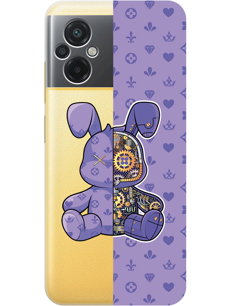 Силиконовый чехол на Xiaomi Poco M5 с принтом "Сиреневый Кролик с механизмом" прозрачный, Фиолетовый;прозрачный, 745400971
Силиконовый чехол на Xiaomi Poco M5 с принтом "Сиреневый Кролик с механизмом" прозрачный, Фиолетовый;прозрачный, 745400971