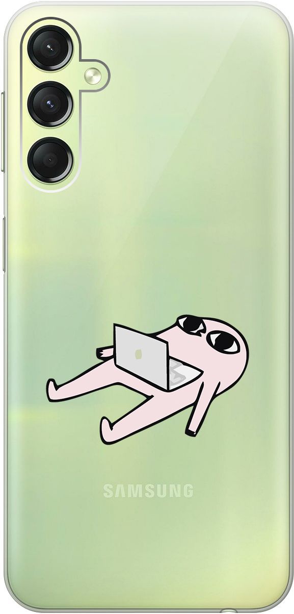 Силиконовый чехол на Samsung Galaxy A24 с 3D принтом "Freelance" прозрачный, Прозрачный;розовый, 159521
Силиконовый чехол на Samsung Galaxy A24 с 3D принтом "Freelance" прозрачный, Прозрачный;розовый, 159521